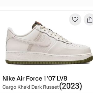 Nike Air Force 1 '07 LV8 "Winterized - Phantom" Mens 8.5 Women 10 EUC W/OG BOX